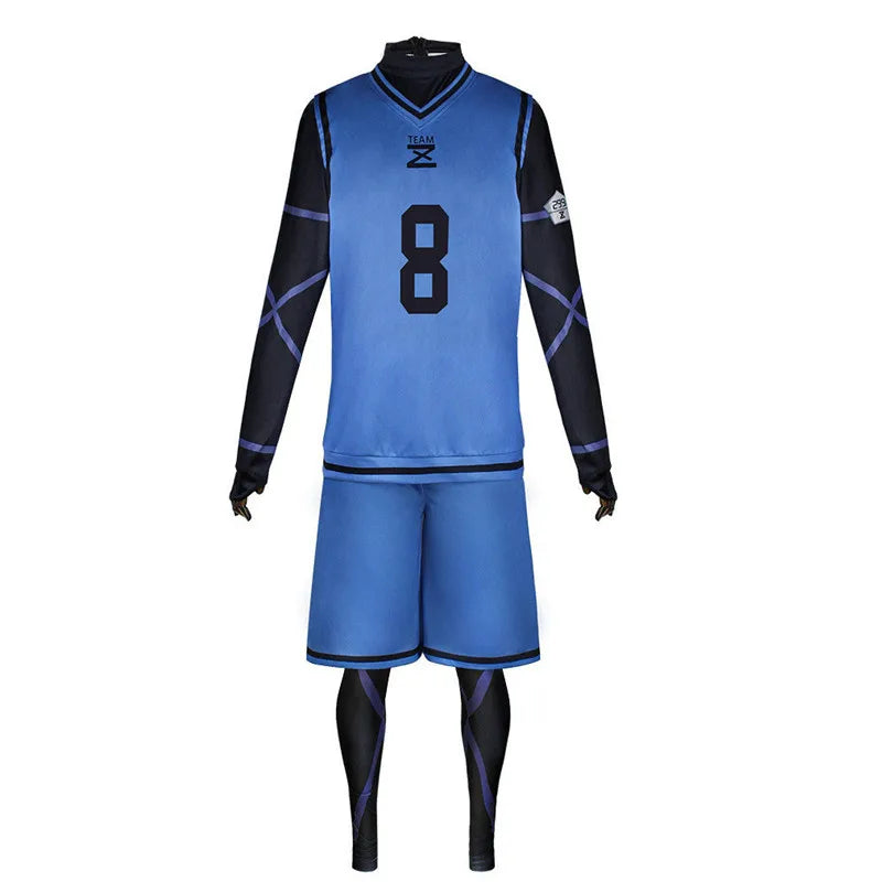 Blue Lock Bachira Meguru Cosplay Football Uniform