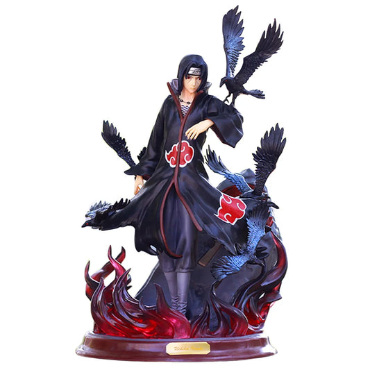 Naruto Shippuden Uchiha Itachi and Crow figurine