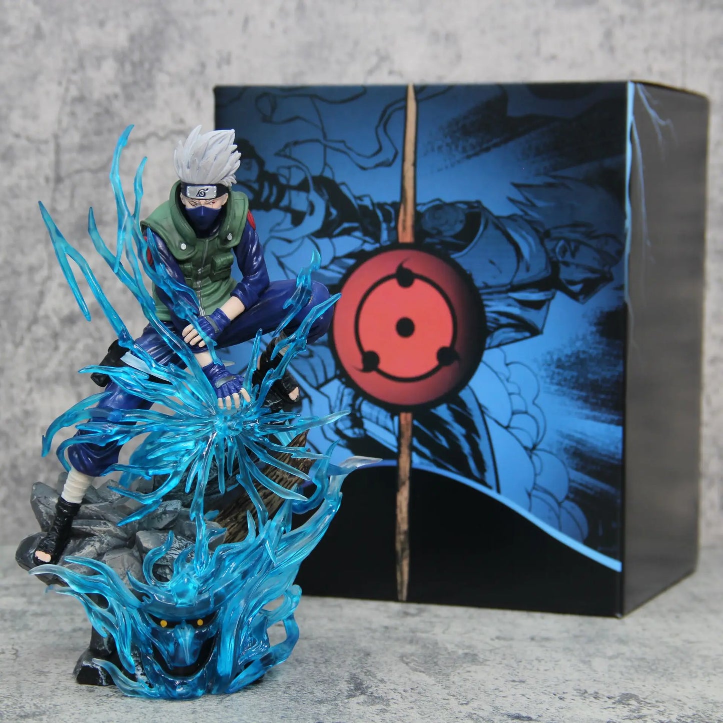 Naruto Hatake Kakashi Figurine w/Blue Lightning