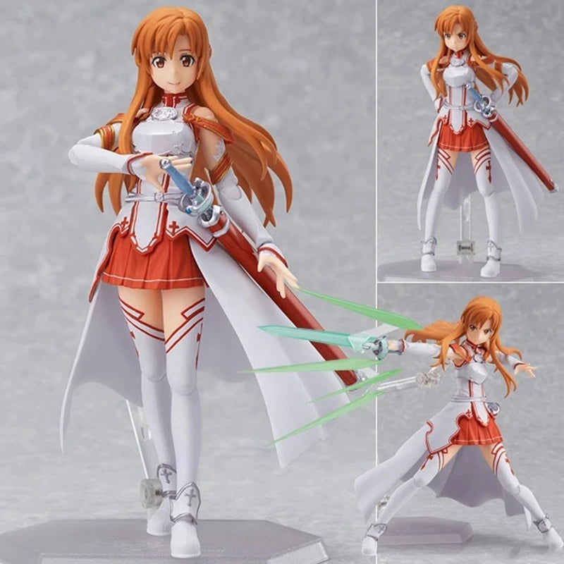 Sword Art Online figure Yuuki Asuna w/multiple faces