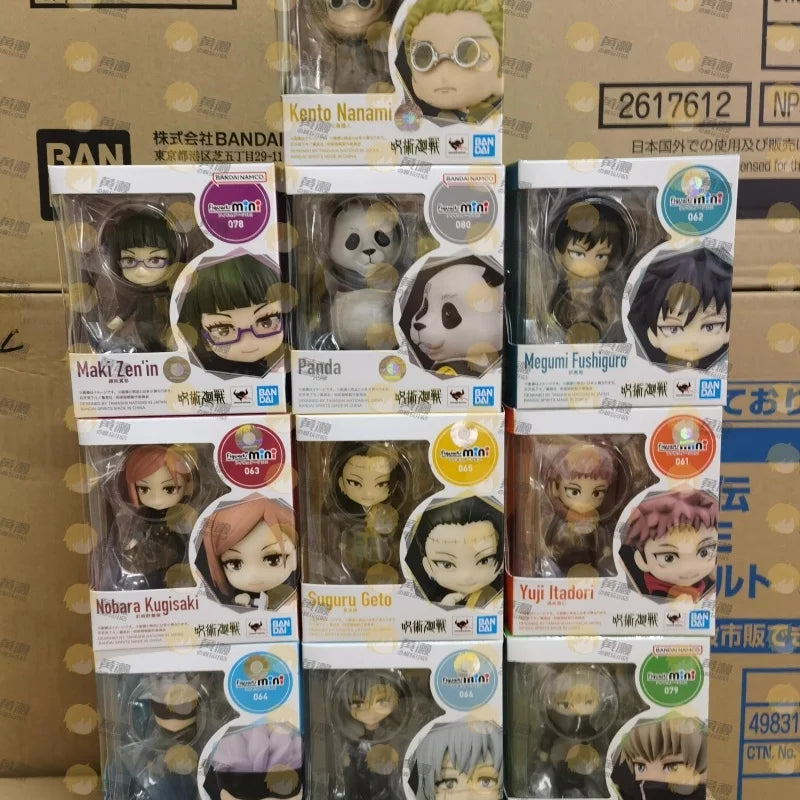 BANDAI Jujutsu Kaisen Figuarts Mini figurines - Namco, Panda, Yuji, Megumi, Nobara, Gojo, Geto, Nanami, Toge, Maki, Sukuna