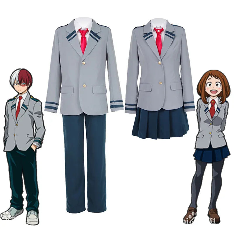 My Hero Academia Cosplay School Uniform and wigs