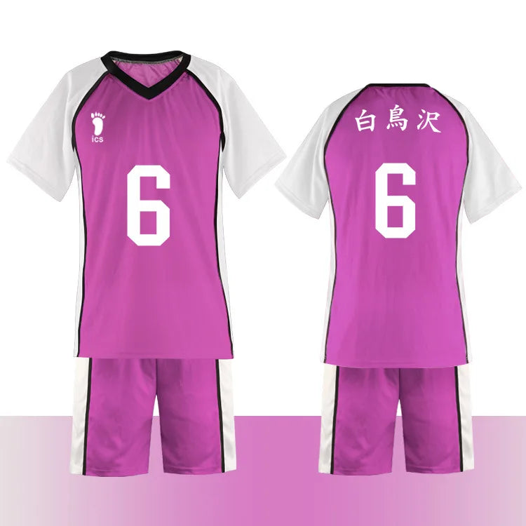 Haikyuu Shiratorizawa High School Volleyball Club Jersey Uniform - Wakatoshi Ushijima