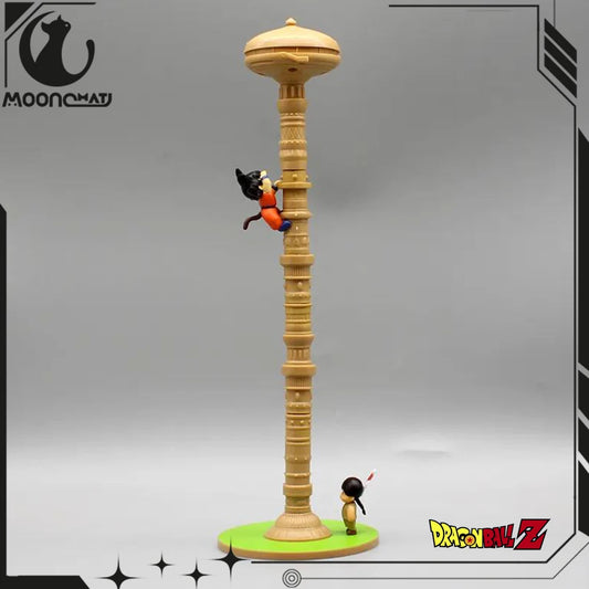 Dragon Ball Goku climbing Karin Tower w/Upa figurine