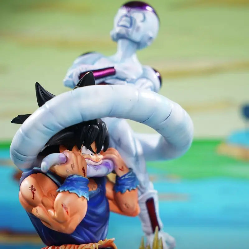 Dragon Ball Z Son Goku Bites Frieza Tail Figure