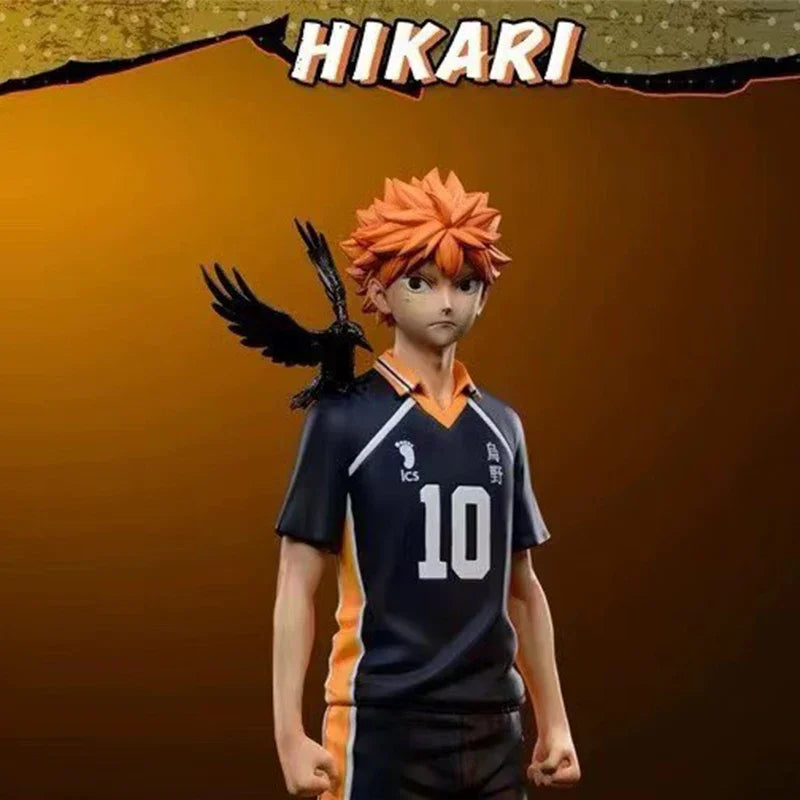 Haikyuu Hinata Shoyo with black crow on shoulder figure