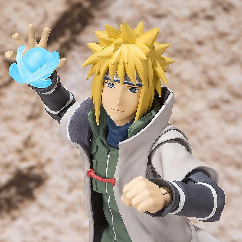 Naruto Shippuden Yondaime Hokage and Namikaze Minato figures