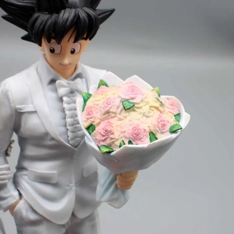 Dragon Ball Son Goku and Chichi Wedding Statues