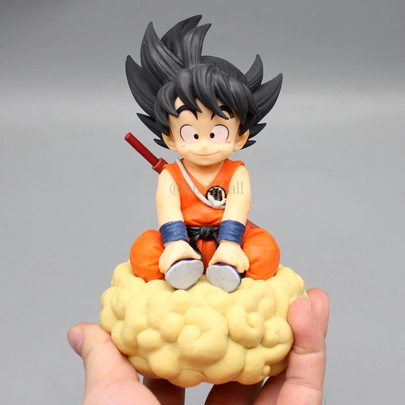 Dragon Ball Goku On Nimbus or Chichi climbing on Nimbus w/Goku figures