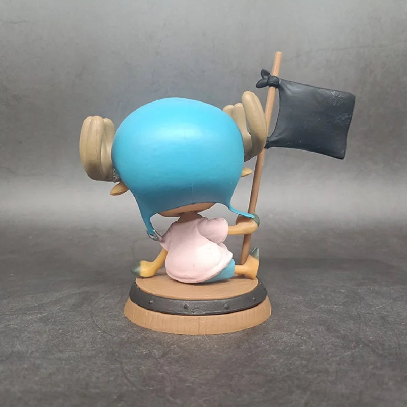 One Piece Figure Chopper With Pirate Flag